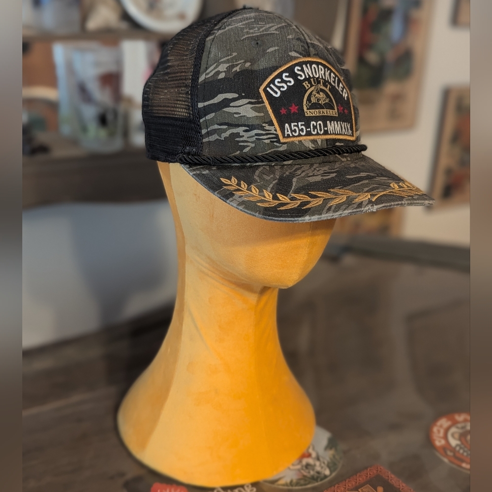 Butt Snorkeler Trucker Hat Naval Style